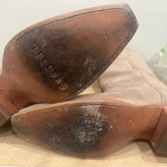 Tecovas Tan Heeled Boots - Picture 4 of 5